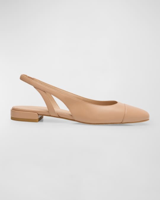 フラットシューズ Stuart Weitzman SLLEKSLINGBACK Ballerinas Slingback Bassa Stuart Weitzman Sleek Leather Slingback Ballerina Flats