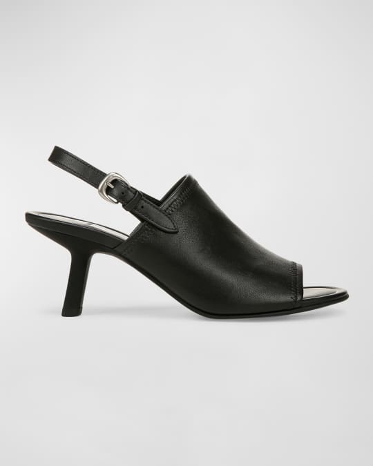 Jana Leather Slingback Sandals