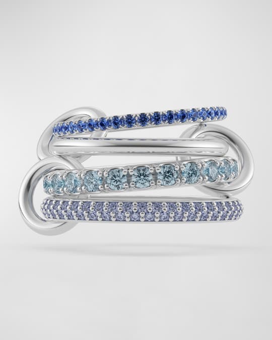 Spinelli Kilcollin Iris 4-Band Sterling Silver Ring | Neiman