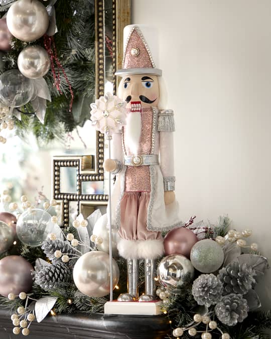 Blush Christmas Nutcracker, 24"