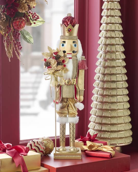 Golden Christmas Nutcracker, 24"