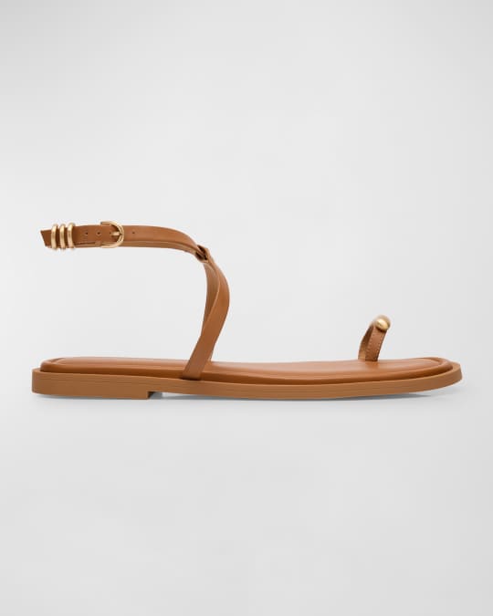 Neiman marcus flat sandals clearance