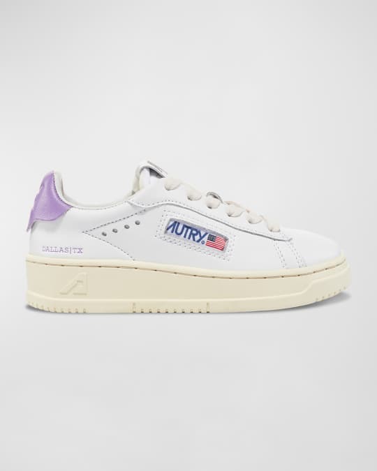 Kid's Dallas Leather Low-Top Sneakers, Size Toddlers/Kids
