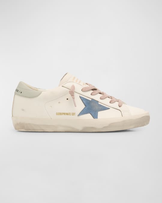 Superstar Mixed Leather Low-Top Sneakers