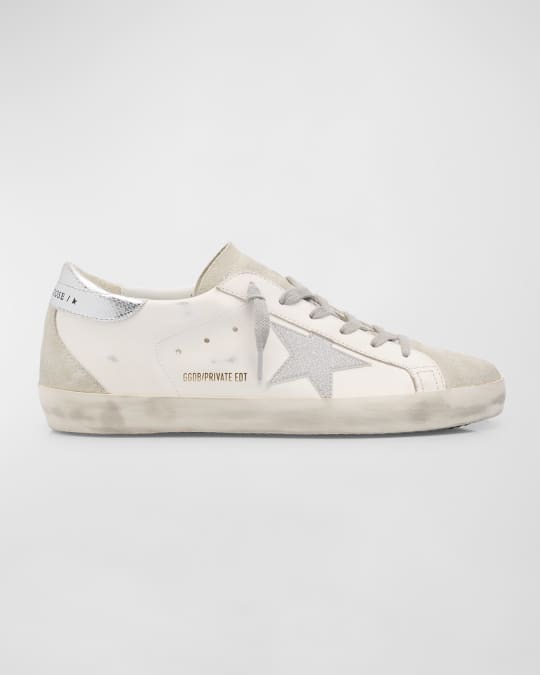 Superstar Mixed Leather Low-Top Sneakers