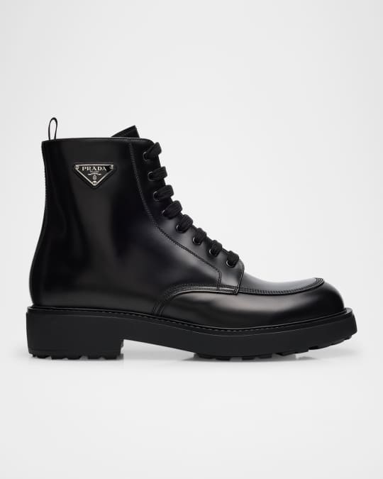 靴 Prada Combat boots What you're paying for with designer boots (Prada £1300