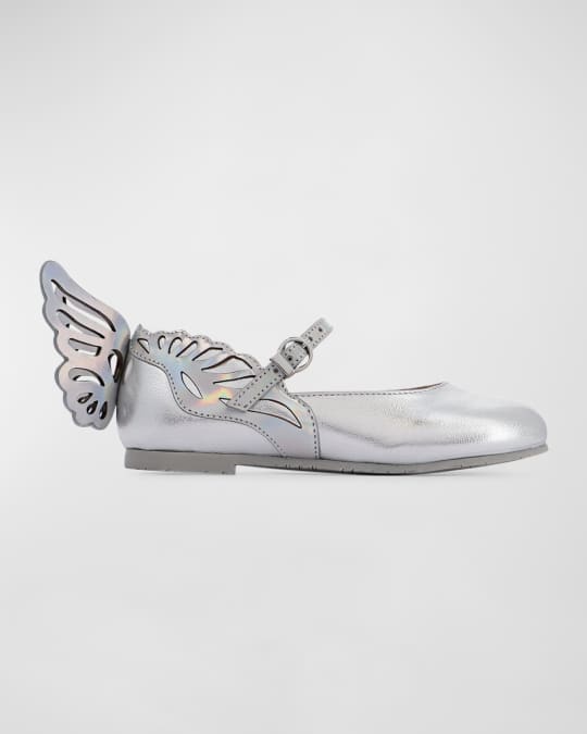Sophia Webster Girl s Heavenly Butterfly Wing Flats Baby Toddler Kids Neiman Marcus