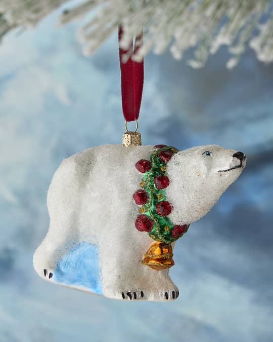 Neiman Marcus Polar Bear Christmas Ornament | Neiman Marcus