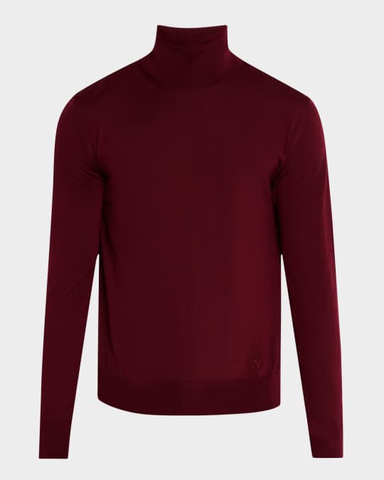 Men's Wool Turtleneck Sweater
