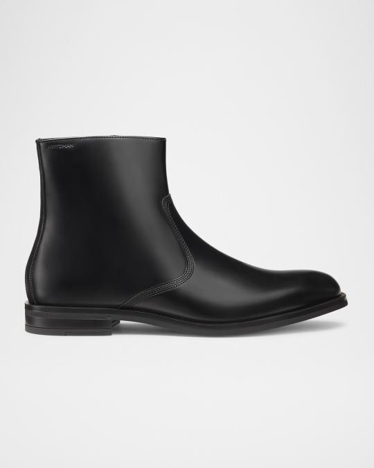 Stuart Weitzman Leather Angel Leather Zip Ankle Boots SJ201 Black Size 10M NWB Stuart Weitzman - Angel black leather boots SJ201 - shop  main image 2