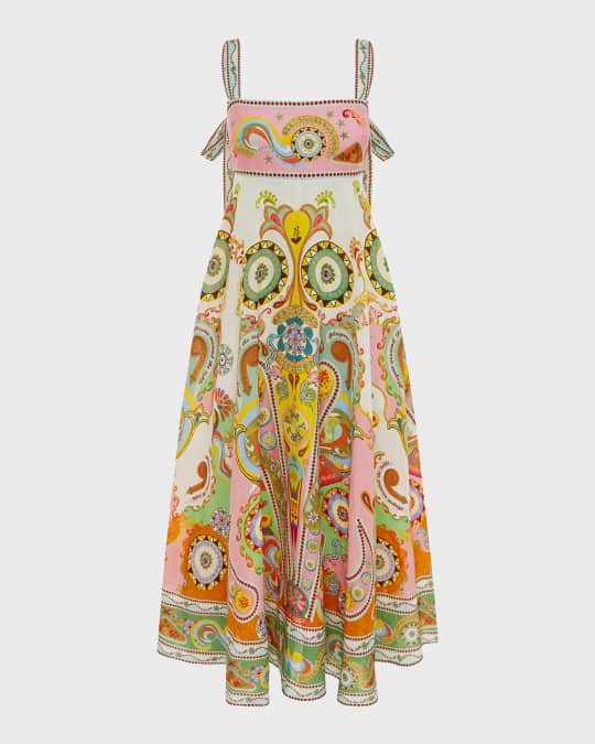 knee length dresses for ladies Alemais Pinball Bodice Dress Print Size 8