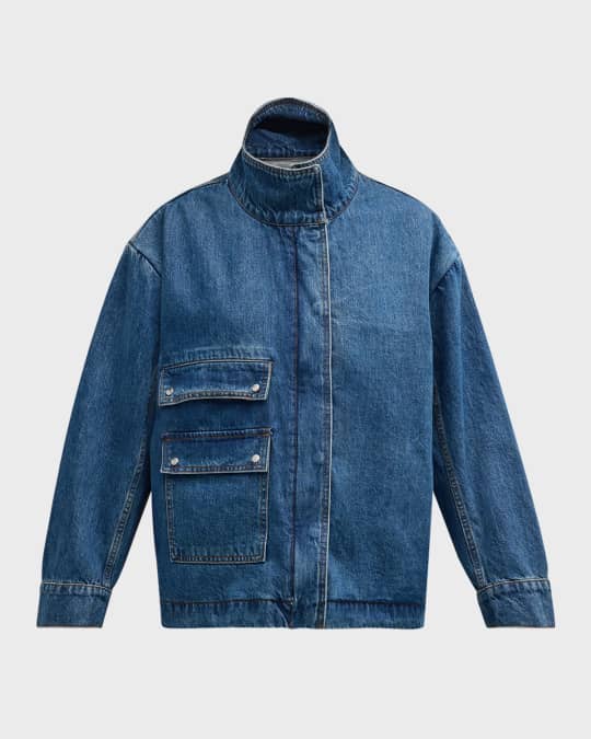 Denim Bomber Jacket