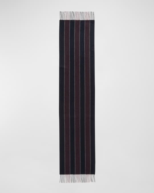 Men's Cashmere Stripe Scarf