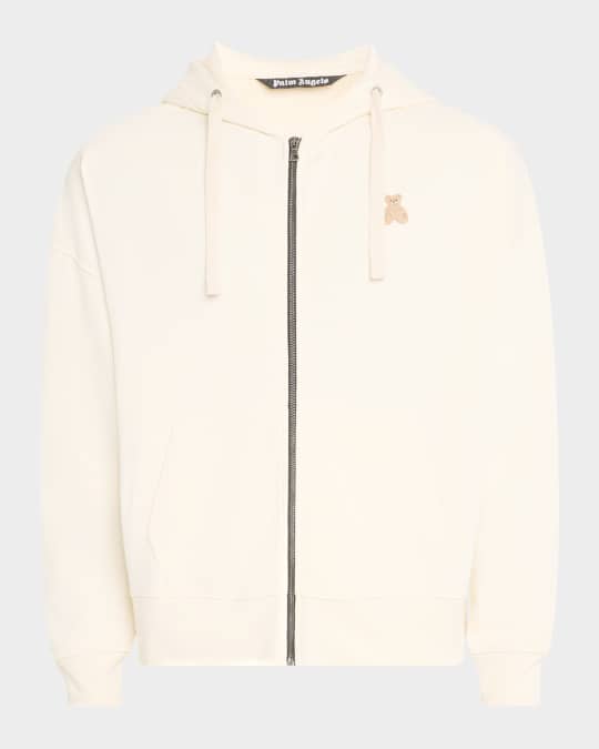 Palm Angels Men's Bear in Mind Zip Hoodie | Neiman Marcus