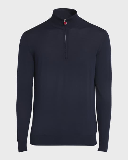 Men's Half-Zip Wool Sweatshirt