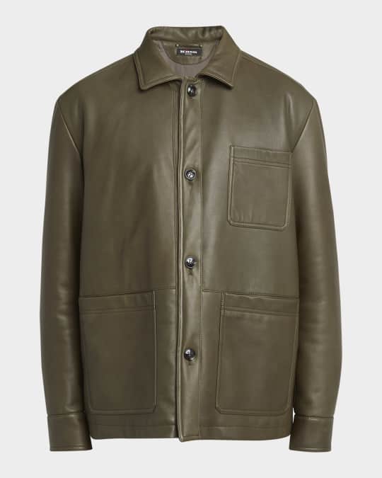 ジャケット Kiton D59674K0920F02007 Coats Leather jacket s-l400.jpg