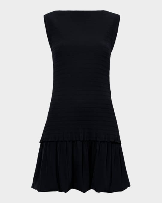 Martine Sleeveless Bubble Hem Mini Dress