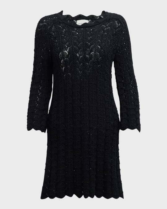 Loulou Studio Ditu Long-Sleeve Dress | Neiman Marcus