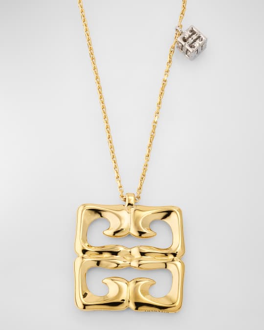 Givenchy 4G Liquid Golden Pendant Necklace | Neiman Marcus