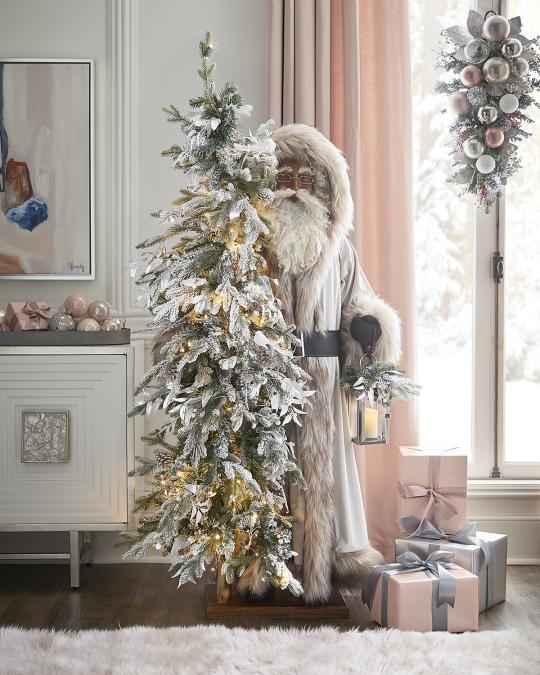 Ditz Designs Life-Size Cherubim Black Santa, 57