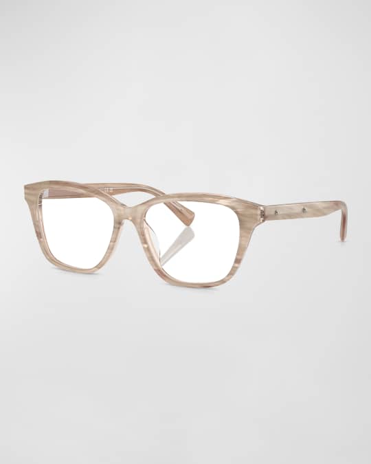 Logo Acetate Butterfly Glasses 