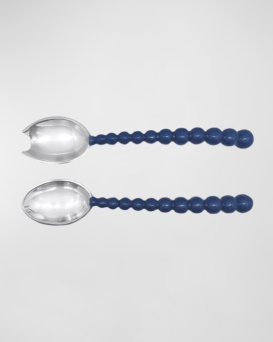 Pearled Salad Servers Set