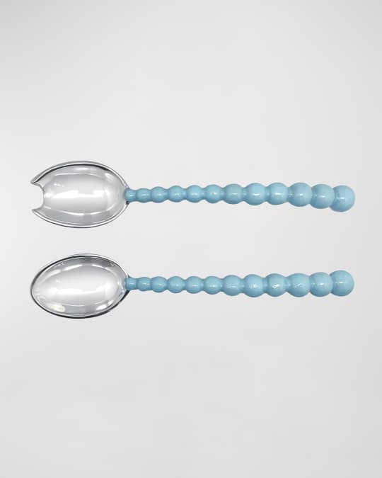 Pearled Salad Servers Set