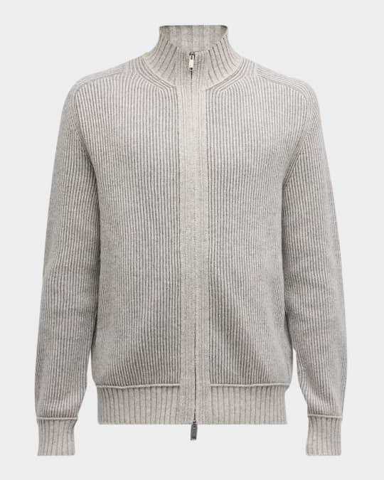 トップス VTG Zegna Melange Cashmere T Neck Jumper VTG Zegna Melange Cashmere T Neck Jumper（Zegna Men's