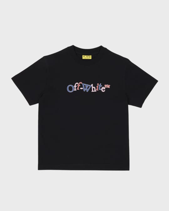 Boy's Bookish Multicolor Logo-Print T-Shirt, Size 4-12