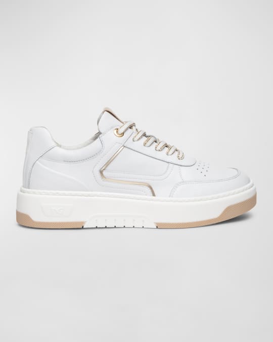 Clean Leather Low-Top Sneakers