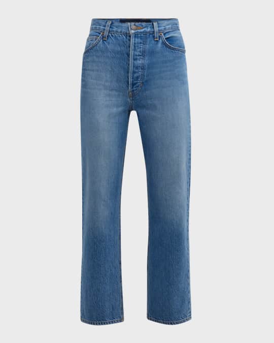 Veronica Beard Daniela Straight-Leg Jeans | Neiman Marcus