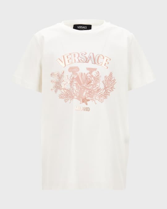 Girl's Classic Logo-Print T-Shirt, Size 4-6