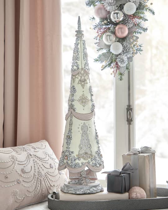 38.5" Blush Tabletop Tree