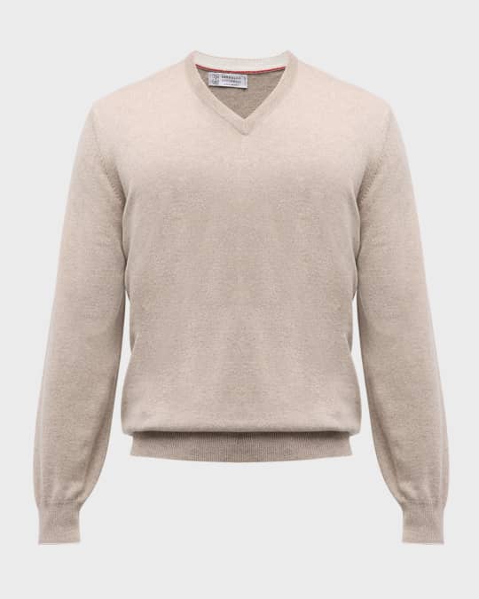 Men's Cashmere V-Neck Sweater
