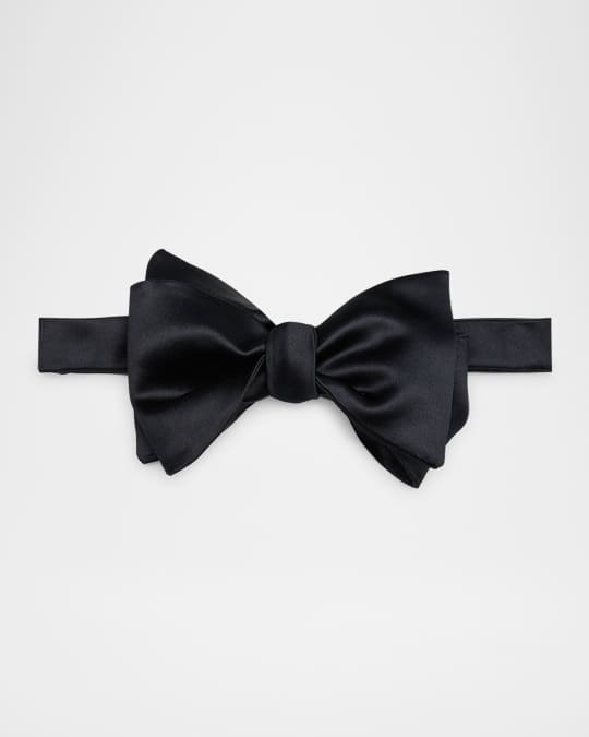Men's Silk Pre-Tied Bow Tie