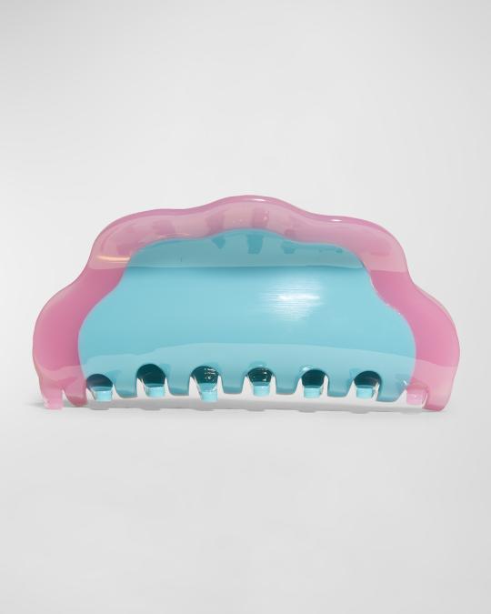 Lele Sadoughi Cloud Two-Tone Claw Clip | Neiman Marcus