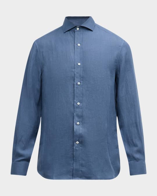 Men's Easy Fit Woven Sport Shirt