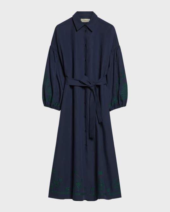 OSSOLA SILK MIDI DRESS Ossola Midi Silk Dress – Lord & Taylor