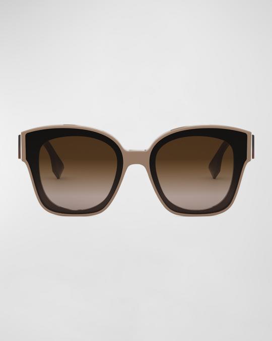 Fendi Fendi First Gradient Acetate Cat-Eye Sunglasses  display picture 3