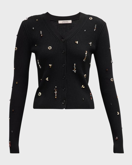 Dorothee Schumacher Embellished Sweater in Black Chocolate main image 0