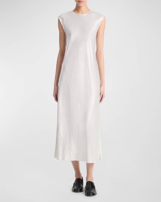 airly one shoulder midi dress - blue jacquard Sarah Blue Jacquard A-Line Midi Dress