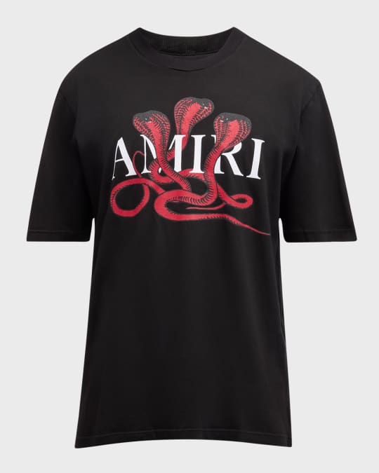 Amiri Men's Snake Logo T-Shirt | Neiman Marcus Amiri Men's Snake Logo T-Shirt | Neiman Marcus