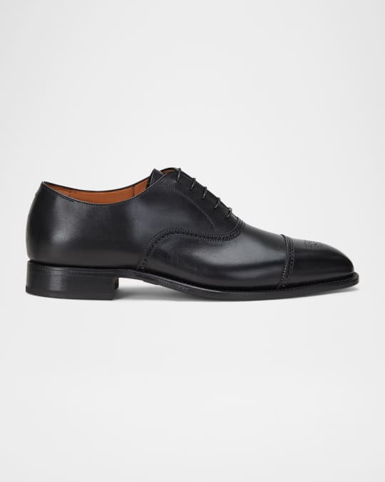 Ralph Lauren Purple Label Men's Denver Cap-Toe Leather Oxfords