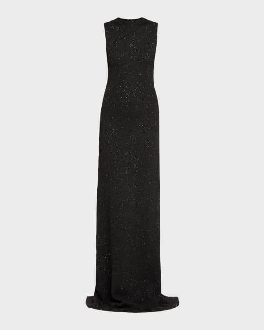 Sequin Embellished Column Gown