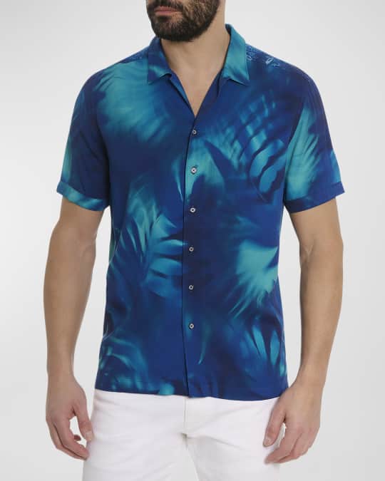 Men's Jabari Woven Short-Sleeve Shirt