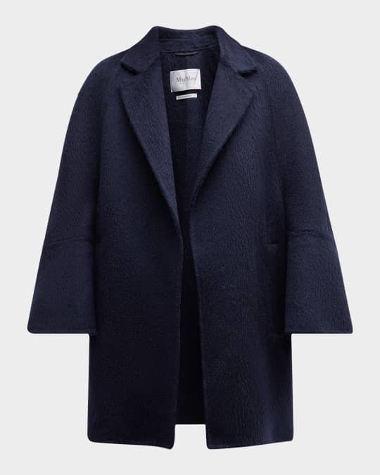Max Mara SEQUOIA コート Max Mara Sequoia Oversized Wool-Mohair Coat | Neiman Marcus