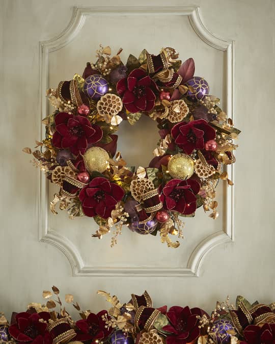 28" Spiritual Christmas Prelit Christmas Wreath