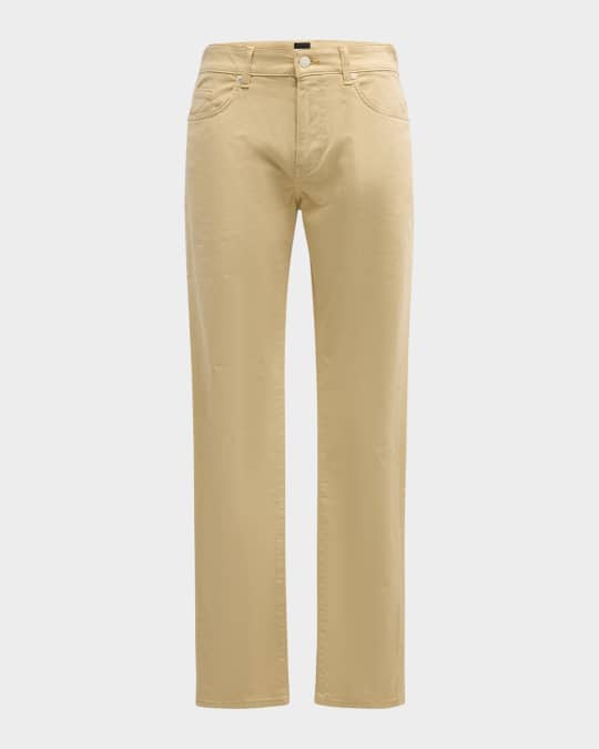 Men's Slim Cotton Five-Pocket Pants