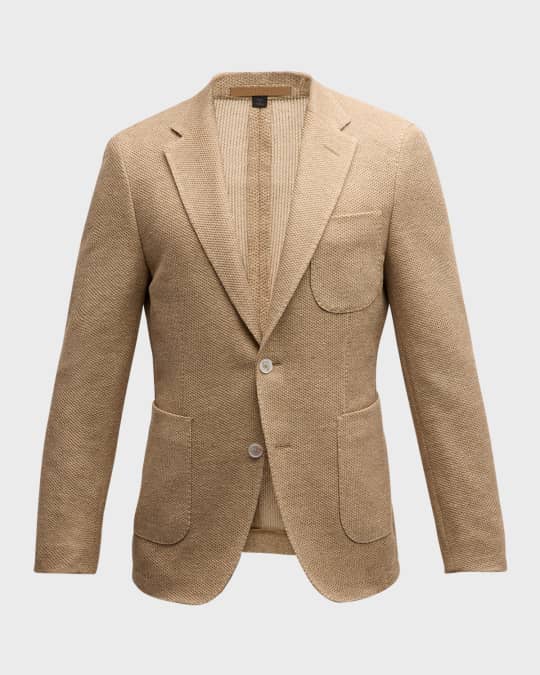 Men's Linen Two-Button Sport Coat