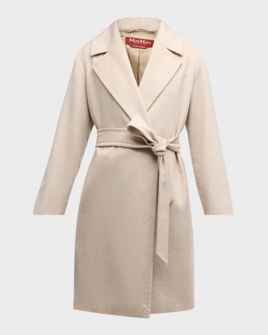 コート Max Mara Studio FW24 'Pazzo' coat (PAZZO 010) Max Mara Studio Pazzo Wrap-Front Cashmere Coat | Neiman Marcus